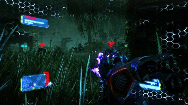 Na terenie poniżej spotkasz nowy rodzaj przeciwników - Dotrzyj do Ceph Mindcarriera | Safeties Off | Crysis 3 - Crysis 3 - poradnik do gry