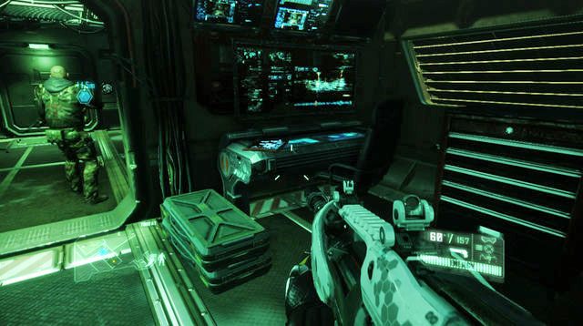 Znajdziesz się na otwartej przestrzeni z wieloma przeciwnikami - Przedostań się przez stanowiska CELL | Post Human! | Crysis 3 - Crysis 3 - poradnik do gry