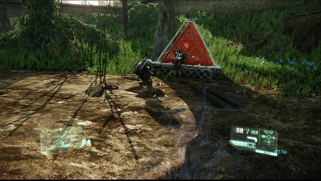 Na lewo od niebieskiego hangaru, znajduje się zniszczony most - Spotkaj się z Psycho | Welcome to the Jungle | Crysis 3 - Crysis 3 - poradnik do gry