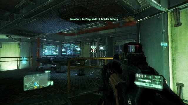 Na prawo od wyjścia znajdziesz DSG 1, jeżeli chcesz - zlikwiduj przeciwników na tamie z dystansu - Zniszcz tamę | The Root of All Evil | Crysis 3 - Crysis 3 - poradnik do gry