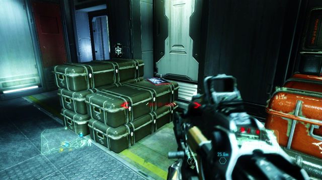 W drugim budynku na tamie (północnym), w którym masz wyłączyć generator - The Root of All Evill | Dane wywiadowcze CELL oraz plakaty | Crysis 3 - Crysis 3 - poradnik do gry