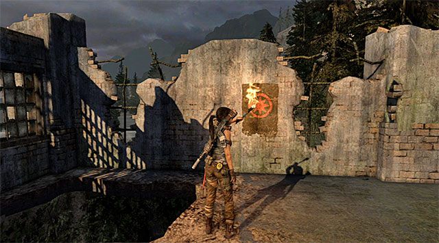 SZTANDAR 3/4 - Poprzedni mieszkańcy | Sekrety - Cliffside Bunker | Sekrety Tomb Raider - Tomb Raider - poradnik do gry