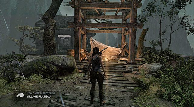 OBOZOWISKO 1/5 - VILLAGE PLATEAU (PŁASKOWYŻ) - Obozowiska | Sekrety - Mountain Village (Wioska w górach) | Sekrety Tomb Raider - Tomb Raider - poradnik do gry