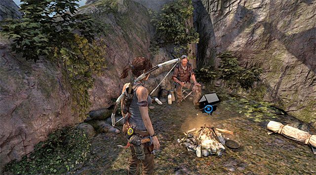 OBOZOWISKO 3/5 - VILLAGE OVERLOOK (WIDOK NA WIOSKĘ) - Obozowiska | Sekrety - Mountain Village (Wioska w górach) | Sekrety Tomb Raider - Tomb Raider - poradnik do gry