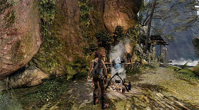 OBOZOWISKO 5/5 - MOUNTAIN DESCENT (ZEJŚCIE Z GÓRY) - Obozowiska | Sekrety - Mountain Village (Wioska w górach) | Sekrety Tomb Raider - Tomb Raider - poradnik do gry
