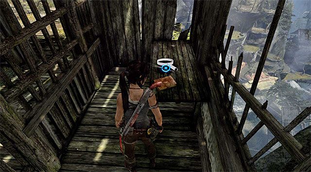 Wejdź do bocznego pomieszczenia i zabierz dokument ze stołu (nagroda: 25 punktów doświadczenia) - Dokumenty | Sekrety - Mountain Village (Wioska w górach) | Sekrety Tomb Raider - Tomb Raider - poradnik do gry