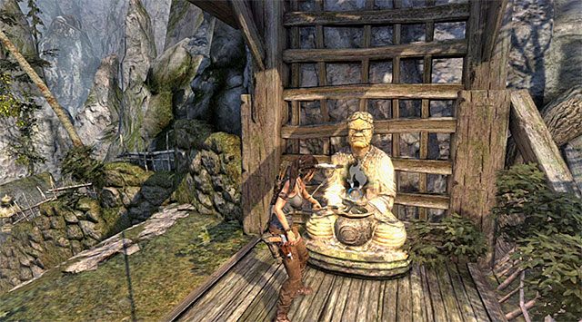 STATUA 3/10 - Oświecenie (01 - 05) | Sekrety - Mountain Village (Wioska w górach) - Tomb Raider - poradnik do gry
