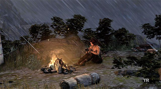 OBOZOWISKO 1/1 - BROKEN TUNNEL (ZAWALONY TUNEL) - Obozowiska; Relikty | Sekrety - Base Approach (Podejście do bazy) | Tomb Raider - Tomb Raider - poradnik do gry