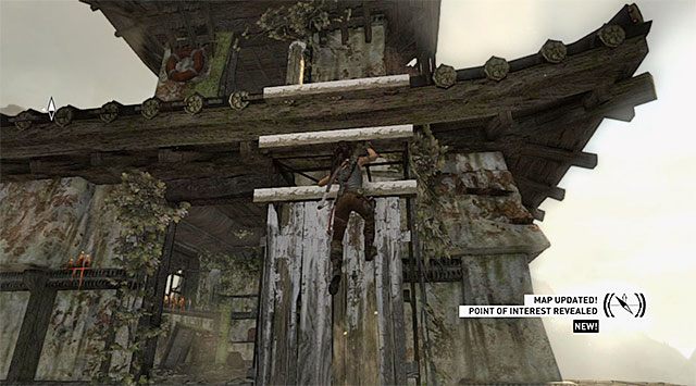 Zlokalizuj teraz ścianę z interaktywnymi krawędziami nadającymi się do kontynuowania wspinaczki - Dokumenty | Sekrety - Shantytown (Miasto ubogich) | Sekrety Tomb Raider - Tomb Raider - poradnik do gry