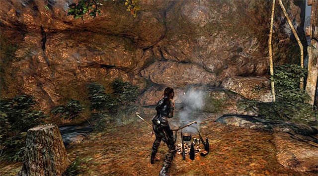 OBOZOWISKO 1/3 - SUMMIT MARSH (MOKRADŁO NA SZCZYCIE) - Obozowiska | Sekrety - Summit Forest (Las na szczycie) | Sekrety Tomb Raider - Tomb Raider - poradnik do gry
