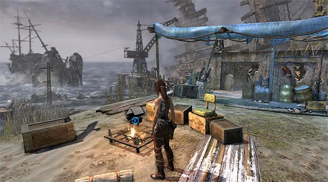 OBOZOWISKO 1/4 - SURVIVORS CAMP (OBÓZ ROZBITKÓW) - Obozowiska | Sekrety - Shipwreck Beach (Plaża wraków) | Sekrety Tomb Raider - Tomb Raider - poradnik do gry