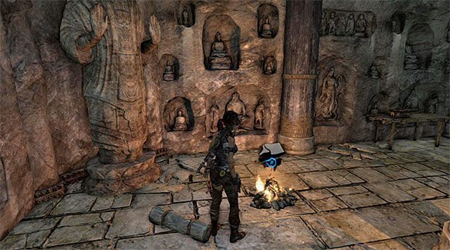 OBOZOWISKO 1/2 - SACRED HALL (ŚWIĘTA SALA) - Obozowiska | Sekrety - Chasm Shrine, Ziggurat i Dziennik Lary | Tomb Raider - Tomb Raider - poradnik do gry