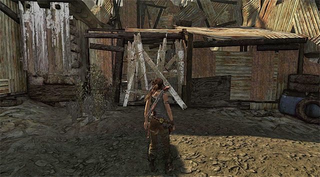 SKŁADZIK 4/15 - Składziki GPS (01 - 07) | Sekrety - Shantytown (Miasto ubogich) | Tomb Raider - Tomb Raider - poradnik do gry