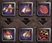 Clawed Feet > Hooves - Baal, po trafieniu przeciwnika ma 5% (po ulepszeniu 10%) więcej szans na trafienie w ciągu 10 sekund - Baal - Abaddon | Opis elementów gry | Impire - Impire - poradnik do gry