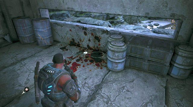 Po oczyszczeniu wszystkich umocnień skieruj się do wyznaczonego celu - Forteca - Onyx Point - Gears of War: Judgment - poradnik do gry