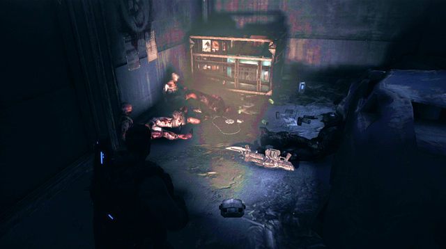 Po rozpoczęciu misji skręć w lewo - Jest ktoś w domu - Pokłosie - Gears of War: Judgment - poradnik do gry
