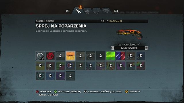 Zawartość skrzyni można sprawdzić w menu