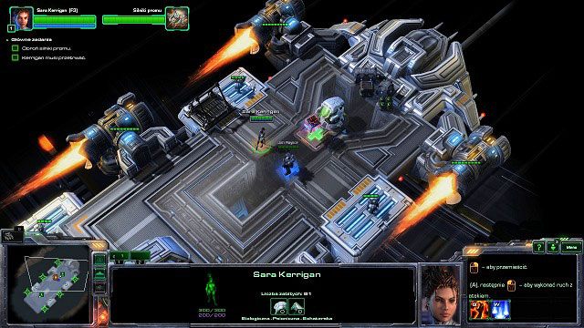 W tej części misji będziemy musieli bronić silniki pojazdu przed atakami wojsk Dominium - Znowu w akcji | Kampania - Misje umojańskie | StarCraft II Heart of the Swarm - StarCraft II: Heart of the Swarm - poradnik do gry