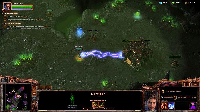 W międzyczasie powinniśmy dalej rozwijać nasza bazę - Dominacja | Kampania - Char | StarCraft II Heart of the Swarm - StarCraft II: Heart of the Swarm - poradnik do gry