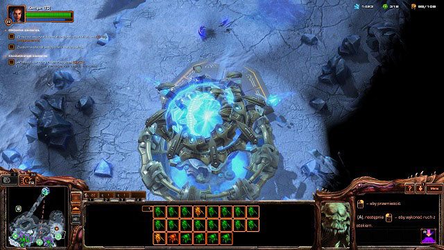 Pamiętajmy o nieustannym niszczeniu wahadłowców protosów - Zestrzelić posłańca | Kampania - Kaldir | StarCraft II Heart of the Swarm - StarCraft II: Heart of the Swarm - poradnik do gry