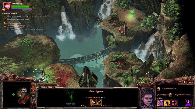W punkcie [8] natrafimy na most - Supremacja | Kampania - Zerus | StarCraft II Heart of the Swarm - StarCraft II: Heart of the Swarm - poradnik do gry