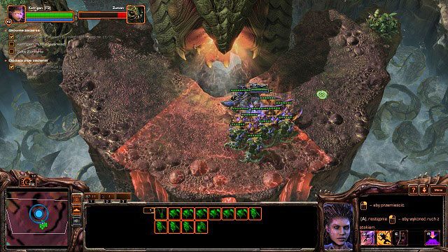 Po zakończeniu walki zostaniemy automatycznie przeniesieni na kolejną arenę - zmierzymy się tutaj z Przedwiecznym czyli Zurvanem - Supremacja | Kampania - Zerus | StarCraft II Heart of the Swarm - StarCraft II: Heart of the Swarm - poradnik do gry