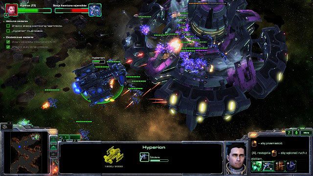 Możemy teraz zebrać minerały w [10] i ruszyć bezpośrednio na stację kosmiczną Miry - Z takimi przyjaciółmi... | Kampania - przestrzeń kosmiczna - StarCraft II: Heart of the Swarm - poradnik do gry