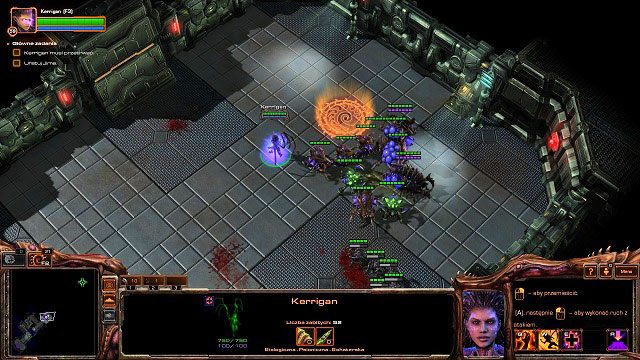 Zanim rozpoczniemy misję powinniśmy wybrać odpowiednie moce dla Kerrigan - Skazaniec | Kampania - przestrzeń kosmiczna | StarCraft II Heart of the Swarm - StarCraft II: Heart of the Swarm - poradnik do gry