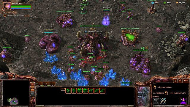 Misję rozpoczniemy od typowej rozbudowy bazy - Desant | Kampania - finał | StarCraft II Heart of the Swarm - StarCraft II: Heart of the Swarm - poradnik do gry