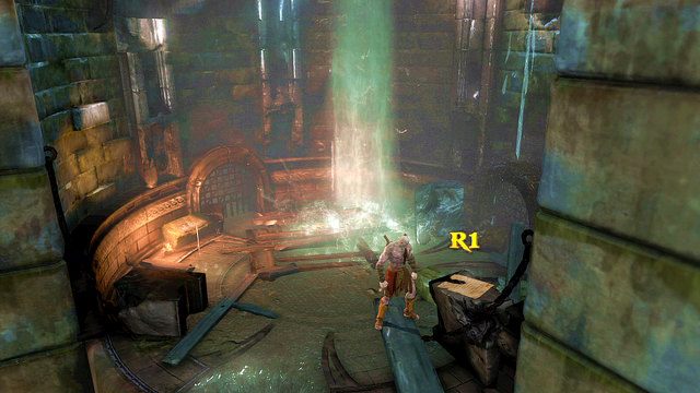 Zjazd po ścianach zakończy się na dnie jednego z kanałów - 2 - Kanały | Opis przejścia | God of War Wstąpienie - God of War: Ascension - poradnik do gry