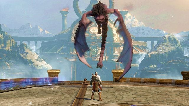 Na szczycie wieży trafisz na mantikorę - Walka z Mantikorą | God of War Wstąpienie - God of War: Ascension - poradnik do gry