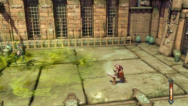 Staniesz teraz do walki z empusą - 16 - Więzienie Potępionych - Ponownie | Opis przejścia | God of War Wstąpienie - God of War: Ascension - poradnik do gry