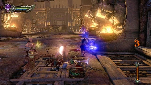 Staniesz tu do walki najpierw z wiedźmą, a potem z meduzą - 17 - Komnata Męczennika | Opis przejścia | God of War Wstąpienie - God of War: Ascension - poradnik do gry