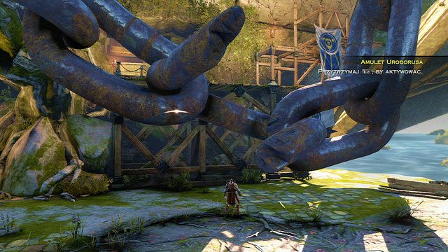 Po walce otwórz skrzynie i podejdź do olbrzymiego łańcucha - Centaury i noga Apollona | God of War Wstąpienie - God of War: Ascension - poradnik do gry
