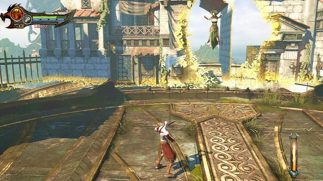 Staniesz tak do walki z drugą Furią oraz jej chowańcem - 20 - Rękawica Apollona | Opis przejścia | God of War Wstąpienie - God of War: Ascension - poradnik do gry