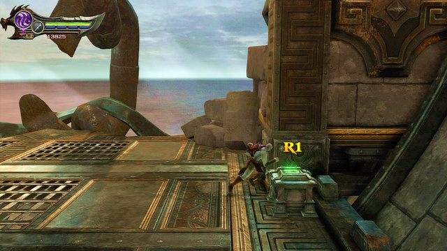 Staniesz na arenie starcia z liczną grupą kozłoludów i trzema słoniami - 24 - Ramię Apollona | Opis przejścia | God of War Wstąpienie - God of War: Ascension - poradnik do gry