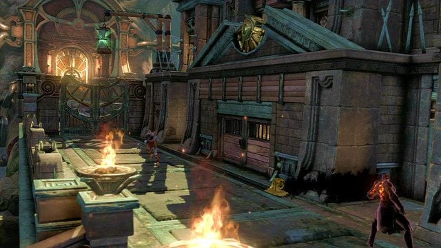 Skieruj się następnie w lewo do zamkniętej bramy - 29 - Cytadela Furii | Opis przejścia | God of War Wstąpienie - God of War: Ascension - poradnik do gry