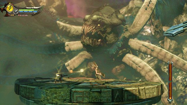 W końcu Furia przybędzie na pomoc obijanemu przez ciebie potworowi - 30 - Komnata Alekto | Opis przejścia | God of War Wstąpienie - God of War: Ascension - poradnik do gry