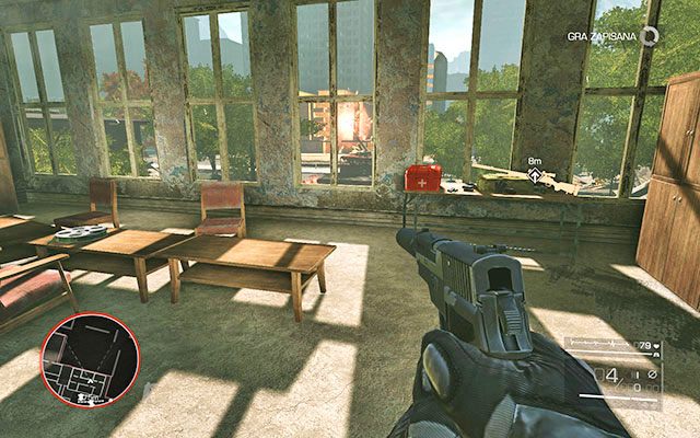 Na stoliku w pomieszczeniu, gdzie znajdziesz karabin snajperski - Akt 2 - Duchy Sarajewa | SEKRETY | Sniper Ghost Warrior 2 - Sniper: Ghost Warrior 2 - poradnik do gry