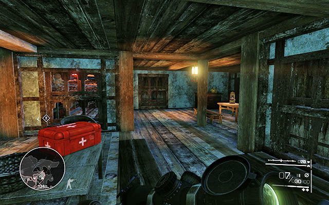 W narożniku pokoju w domku na wzgórzu, którego pilnowało dwóch najemników - zaraz po wyjściu z tunelu - Akt 3 - Nóż w ciemności | SEKRETY | Sniper Ghost Warrior 2 - Sniper: Ghost Warrior 2 - poradnik do gry