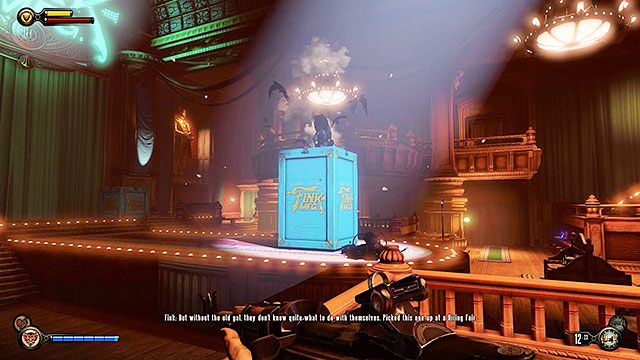 Kiedy pokonasz wszystkich przeciwników, na scenie pojawi się drugi zawodnik - Kruk - Idź do klubu Dobre Czasy i uratuj Chen Lina | Rozdział 18 - Klub Dobre Czasy - BioShock: Infinite - poradnik do gry