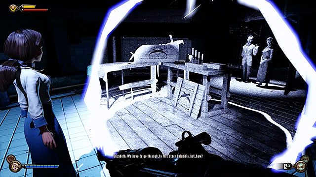 Wejdź do pomieszczenia i włącz światło podświetlonym przełącznikiem na ścianie - Znajdź celę Chen Lina | Rozdział 18 - Klub Dobre Czasy | BioShock Infinite - BioShock: Infinite - poradnik do gry