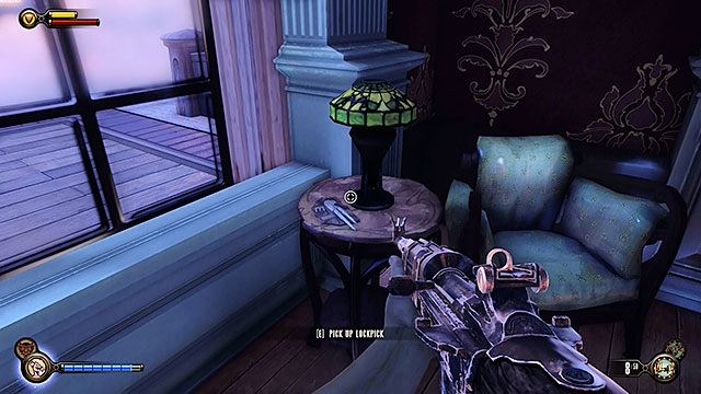 Żołnierskie Pole, pokój hotelowy (aby dostać się do środka potrzebujesz Elektrycznego Dżokeja) - Rozdział 12 | Wytrychy | BioShock Infinite - BioShock: Infinite - poradnik do gry