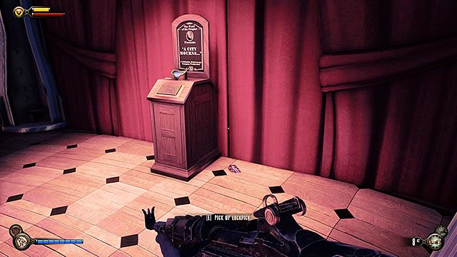 Żołnierskie Pole, obok kinetoskopu na górnej stacji gondoli - Rozdział 12 | Wytrychy | BioShock Infinite - BioShock: Infinite - poradnik do gry
