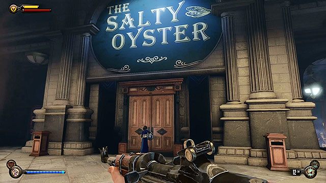 Następnie udaj się do baru Słona Ostryga - Idź do domu Comstocka | Rozdział 29 - Port Dostatku | BioShock Infinite - BioShock: Infinite - poradnik do gry