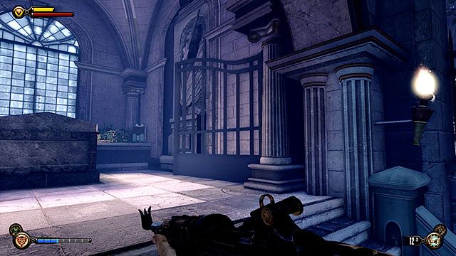 Na prawo od krypty Lady Comstock znajduje się mniejsza, nienazwana krypta - Znajdź kryptę Lady Comstock | Rozdział 30 - Centrum Emporium | BioShock Infinite - BioShock: Infinite - poradnik do gry
