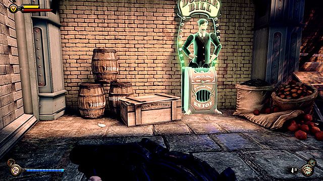 Przejdź do Dzielnicy Rynkowej, znajdującej się tuż za rogiem - Znajdź trzy wyrwy | Rozdział 31 - Ogrody Pamięci | BioShock Infinite - BioShock: Infinite - poradnik do gry