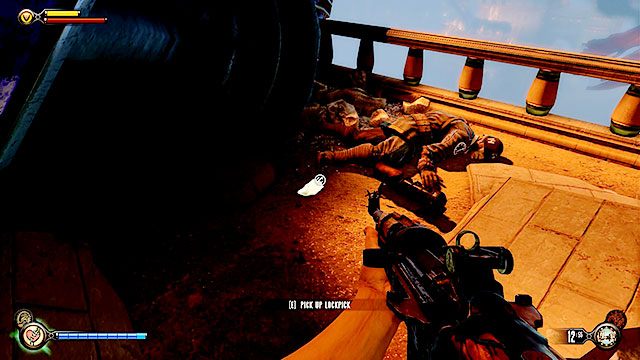 Po walce przeszukaj dach - Wejdź na pokład sterowca Comstocka | Rozdział 36 - Dłoń Proroka - BioShock: Infinite - poradnik do gry