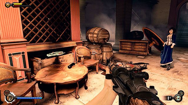 Aleja Harmonii, w piwniczce baru niedaleko pomostu - Rozdział 30 | Voksofony | BioShock Infinite - BioShock: Infinite - poradnik do gry