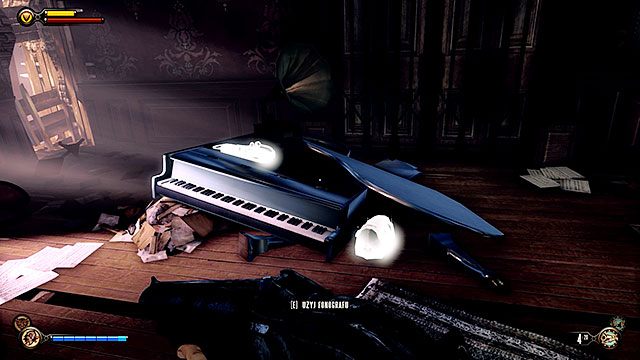 Dzielnica rynkowa, budynek Magiczne Melodie naprzeciwko cmentarza - Rozdział 31 | Voksofony | BioShock Infinite - BioShock: Infinite - poradnik do gry